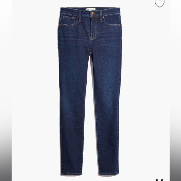 Madewell 9" Mid-Rise Skinny Jeans in Orland Wash: TENCEL™ Denim Edition, Size 29 - Picture 3 of 17
